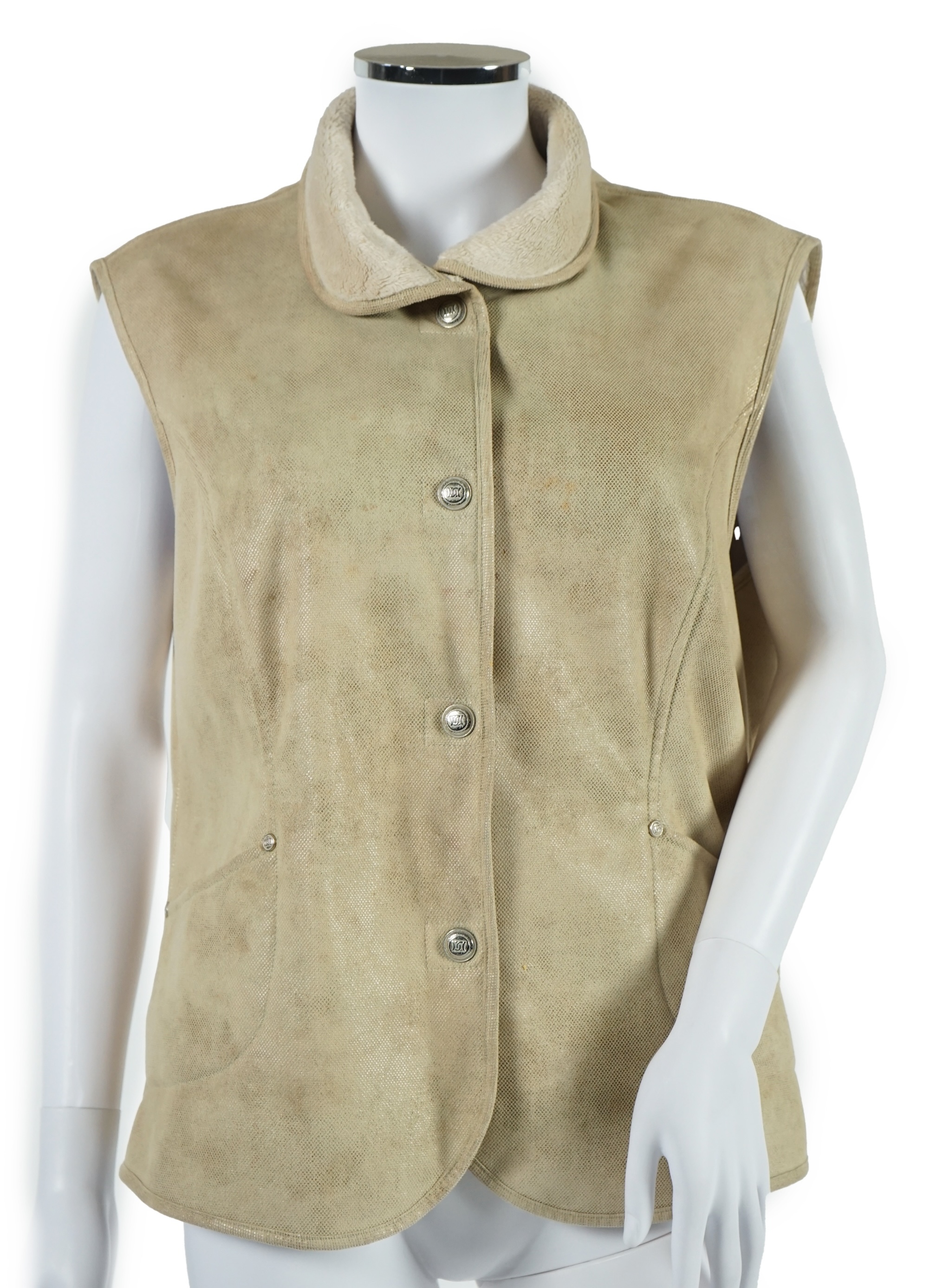 Five lady's waistcoats. Approx size 14-16 Proceeds to Happy Paws Puppy Rescue